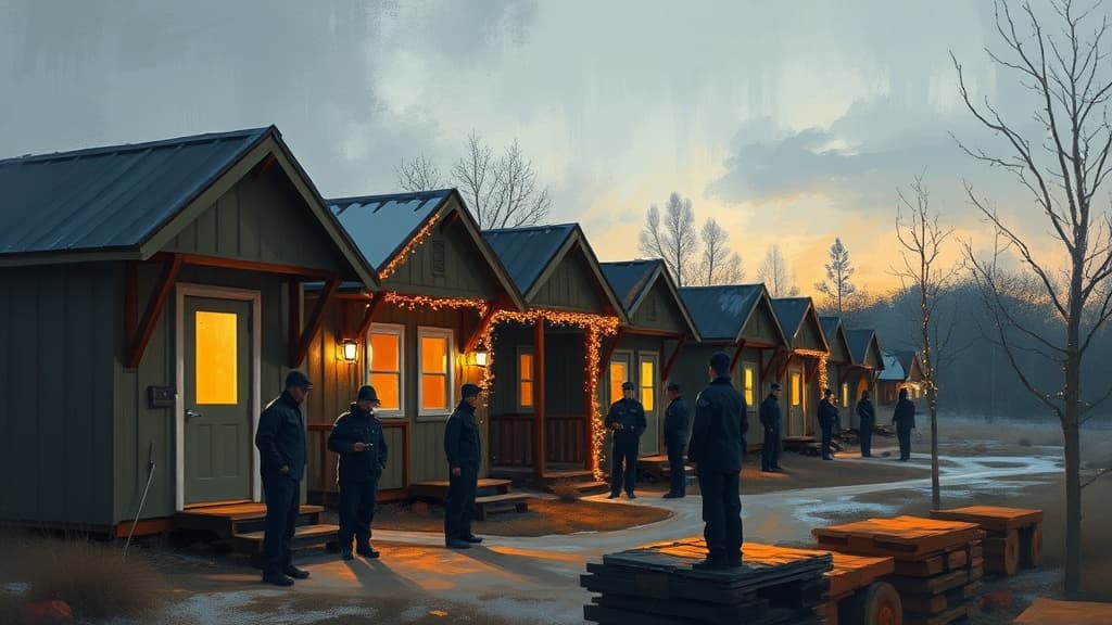 Veterans Community Project Longmont Celebrates Completion of Tiny Home Village for Veterans