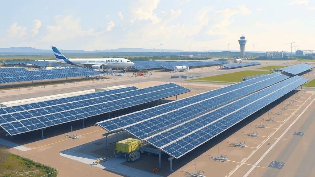 Bucharest National Airports Company Initiates 31.5 MW Photovoltaic Project at Henri Coanda Airport