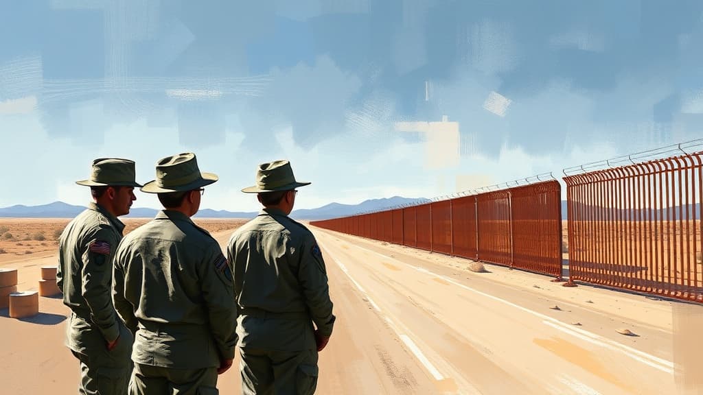 USACE Leaders Assess Border Barrier Installation Progress at Barry M. Goldwater Range