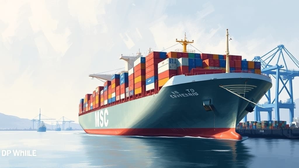 MSC Emilia Makes Inaugural Call at DP World San Antonio, Chile