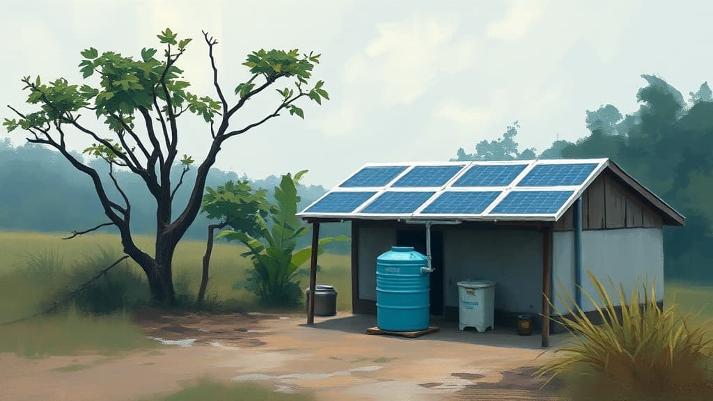 Solar-Powered Water System in Accompong Provides Clean Water Post-Hurricane Melissa