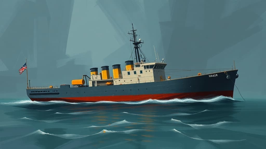 HAZAR Ship Sunk Off South Carolina Coast to Create Artificial Reef