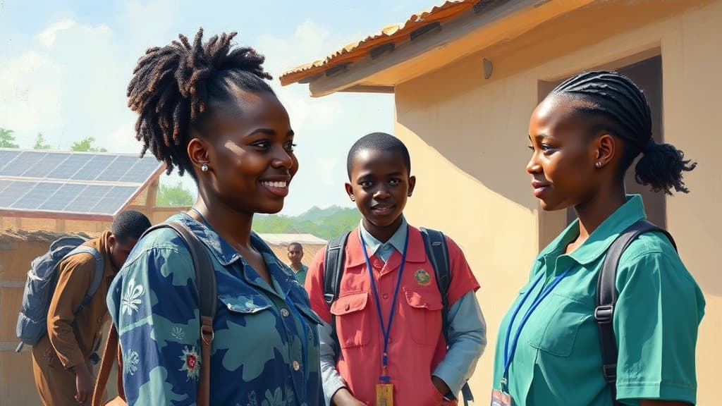 Mayor Aki-Sawyerr Visits Youth-Led Climate Action Projects in Freetown