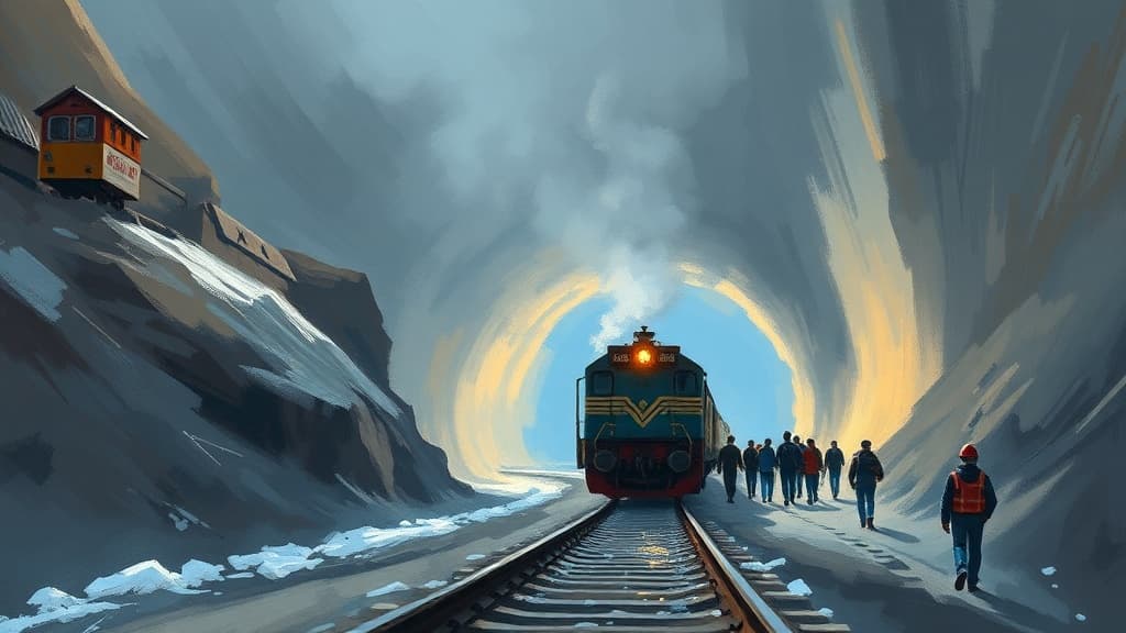 88 Injured in Loco Train Collision at Vishnugad-Pipalkoti Hydropower Project Tunnel, Uttarakhand