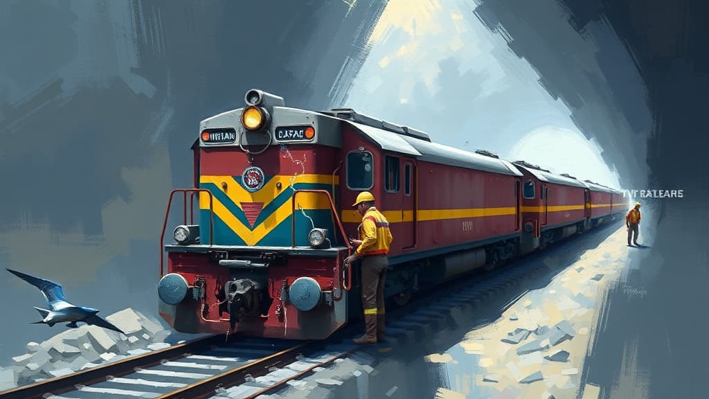 Train Collision Injures Over 60 Workers at THDC Hydroelectric Project in Chamoli, Uttarakhand