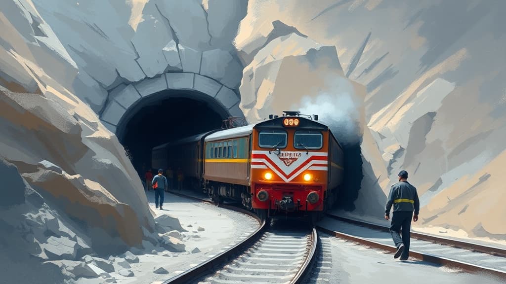 60 Injured in Loco Train Collision at Vishnugad-Pipalkoti Hydroelectric Project in Uttarakhand