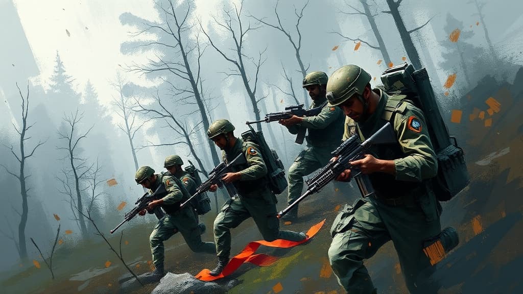 Indian Army's Romeo Force Dismantles Terrorist Hideout in Poonch, Jammu & Kashmir