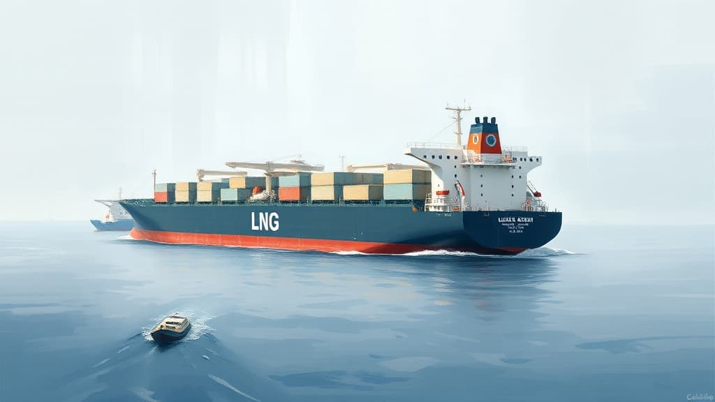 LNG Dominates 2025 Alternative-Fuel Ship Orders as Methanol and Ammonia Adoption Stalls