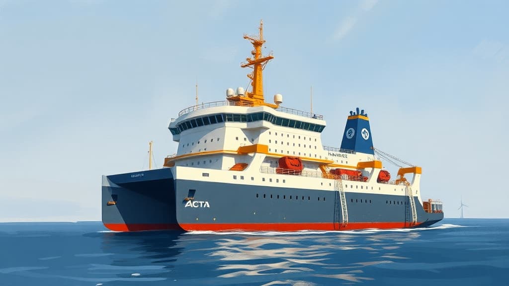 Acta Marine Takes Delivery of Acta Pegasus, a Methanol-Ready Walk-to-Work Vessel for Offshore Wind Projects
