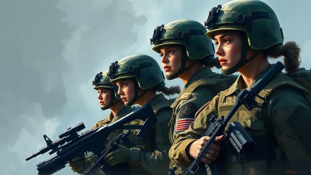 Pentagon Evaluates Performance of Female Soldiers in Combat Operations