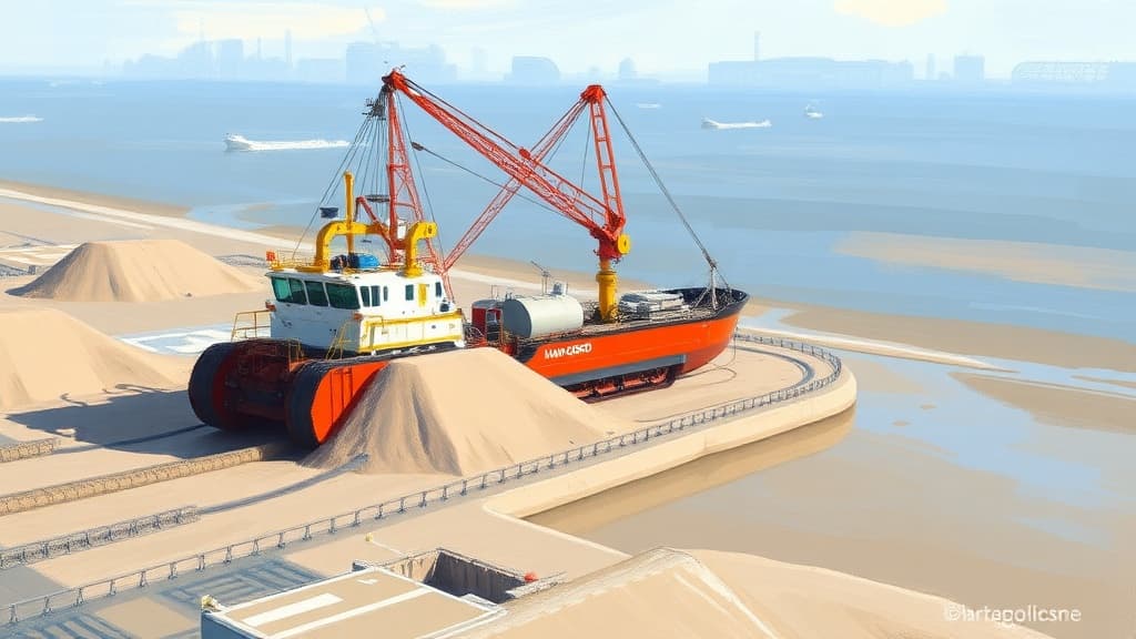 Van Oord Completes Coastal Maintenance at Noord-Beveland Using 100% Bio-LNG