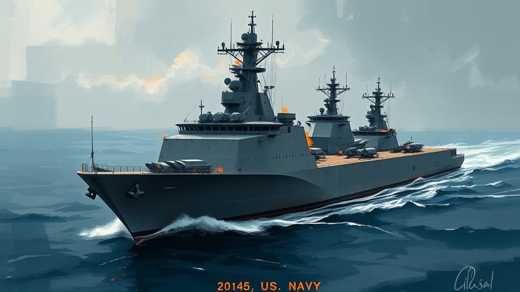 U.S. Navy Plans Hybrid Fleet with 350 Crewed and 150 Uncrewed Vessels by 2045