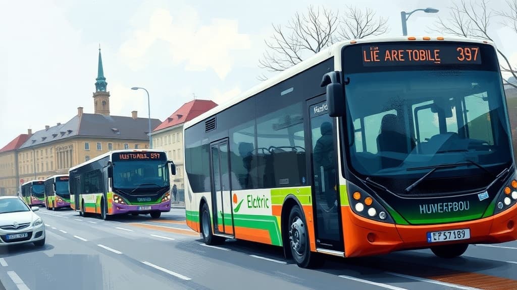 Gera Secures €4.4 Million EU Funding for 10 Electric Buses and Charging Infrastructure