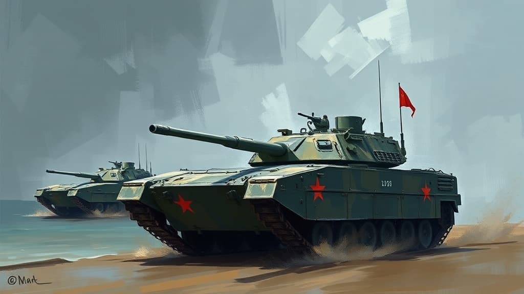 China's PLA Utilizes Civilian LCTs for Direct Beach Landings in Taiwan Exercises