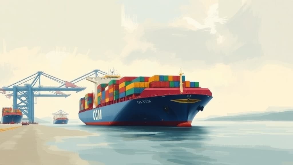 CMA CGM Expands India-Middle East Connectivity with New Service Call at Hazira Port