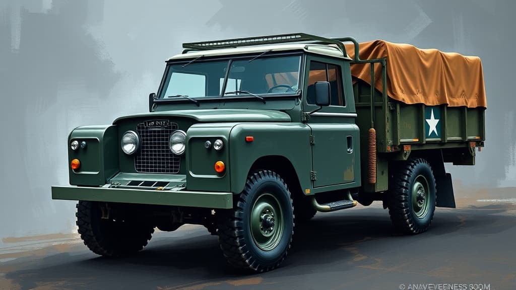1976 Land Rover 101FC for Sale After Restoration, Includes Military Trailer