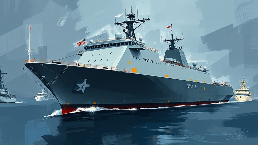 U.S. Navy Christens USNS Lansing, Sixteenth Spearhead-Class Fast Transport Ship for Expeditionary Operations