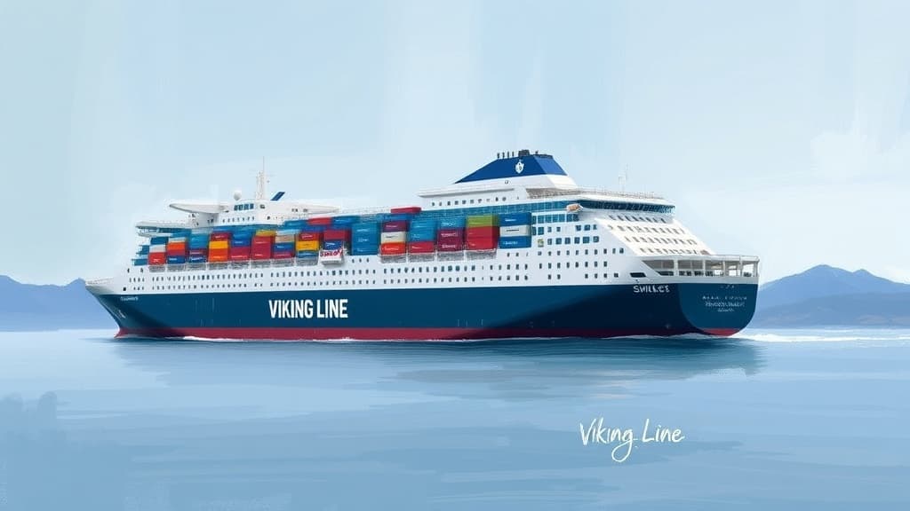 Viking Line Reports Cargo Record and Advances Towards Fossil-Free Maritime Transport in 2025