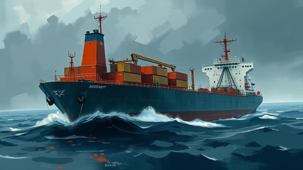 US Navy Seizes Russian-Flagged Tanker, Escalating Tensions with Russia