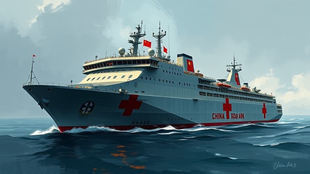 China's CNS Silk Road Ark Hospital Ship Visits Brazil During Western Hemisphere Deployment