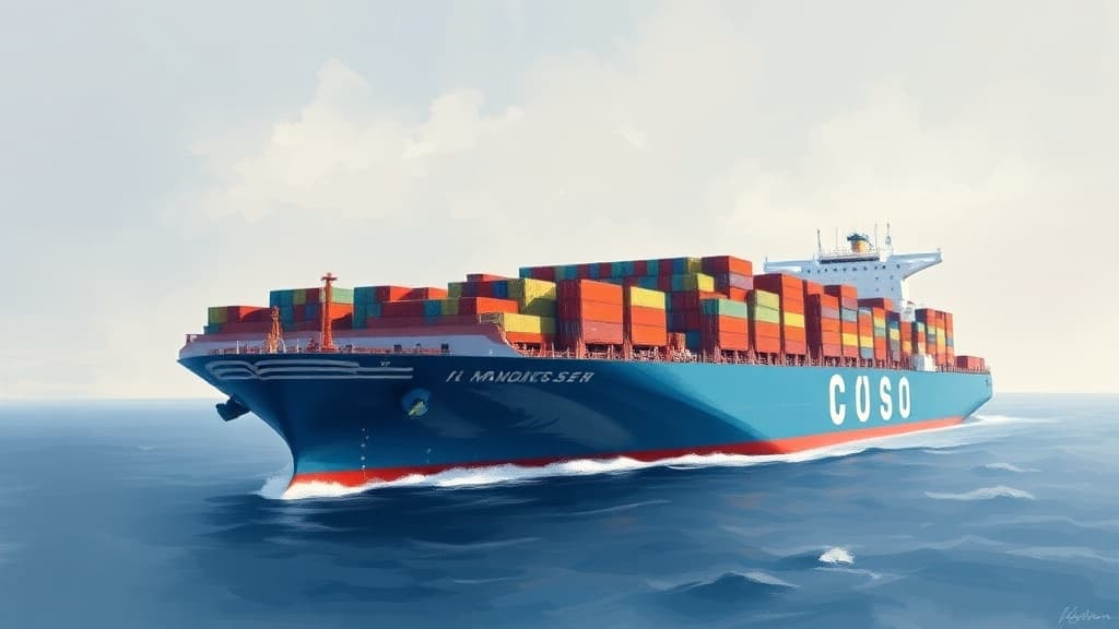 Cosco Shipping Orders 12 LNG Dual-Fuel Container Ships from Jiangnan Shipyard
