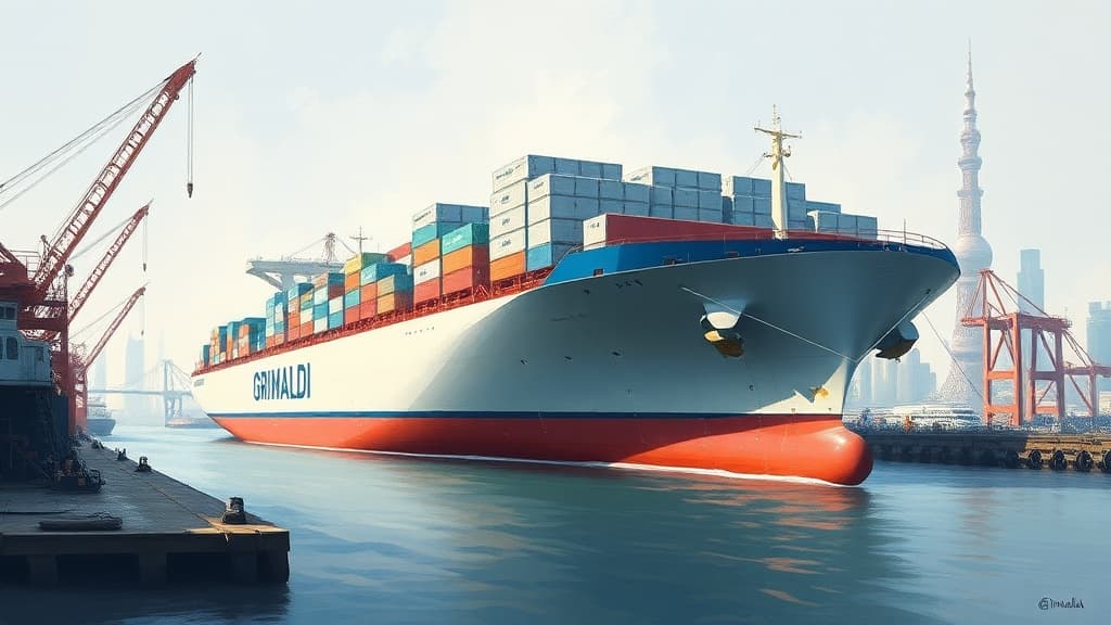 Grimaldi Launches 'Grande Manila' Ammonia-Ready Vessel in Shanghai