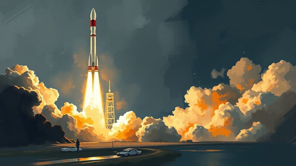 U.S. Space Force Launches Rocket from Florida Base