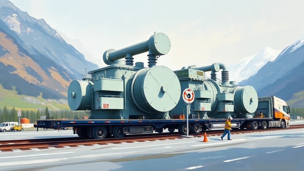 Felbermayr and Goldhofer Deliver 140-Tonne Transformers to Kühtai 2 Power Plant