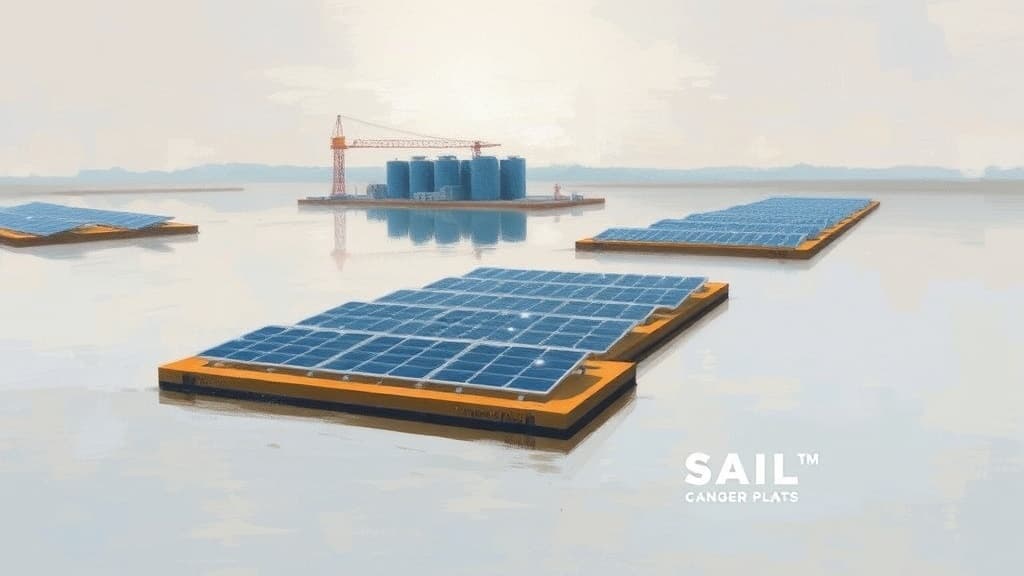 SAIL Commissions 5 MW Floating Solar Power Plant at Bhilai Steel Plant