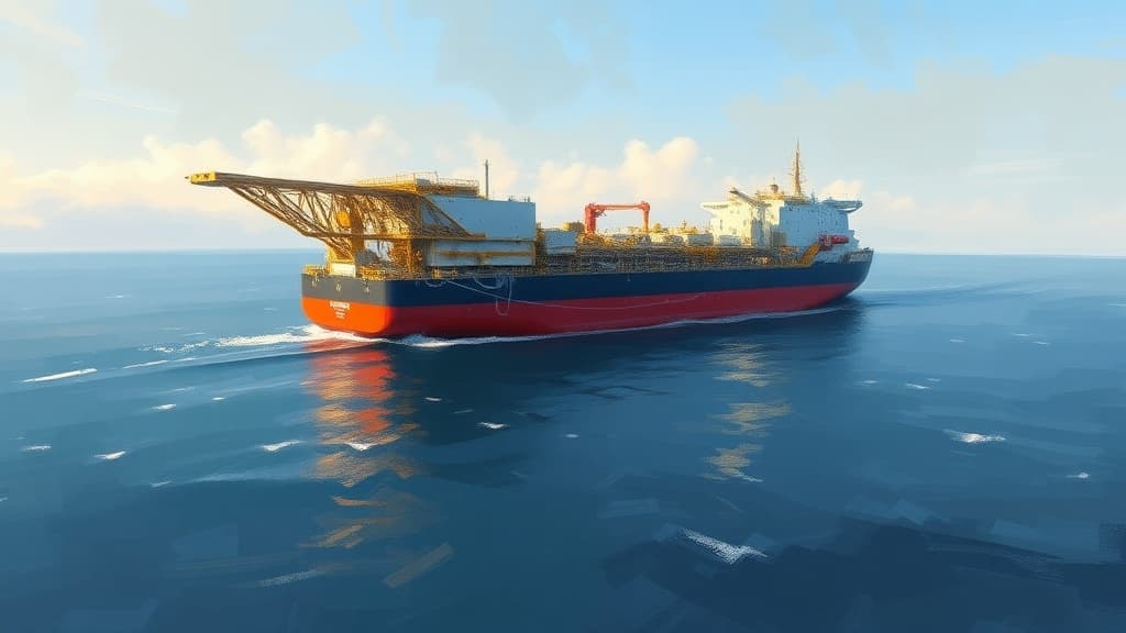 Woodside Energy's Scarborough FPU Arrives at Western Australia Gas Project Site