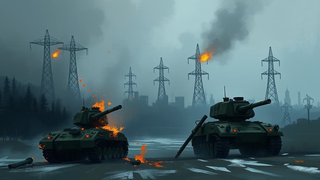 Russia Attacks Energy Infrastructure in Kyiv and Dnipro, Intensifies Military Operations in Eastern Ukraine