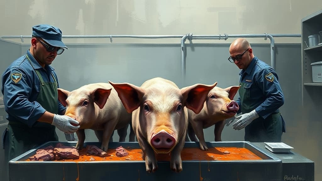 NAVSUP FLC Puget Sound Conducts Hog Processing Course for USS Nevada Culinary Specialists