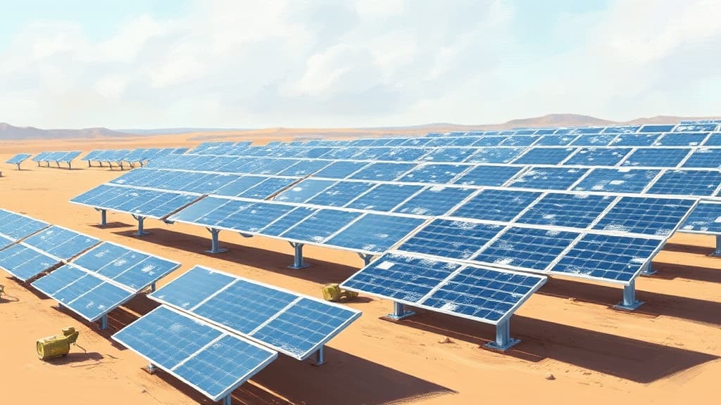 MENA Region Achieves 12.2 GW Solar Capacity in 2025, Project Pipeline Grows to 202 GW