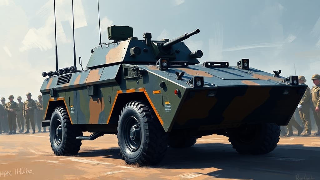 Dominican Republic Unveils First Locally Assembled Armored Military Vehicle