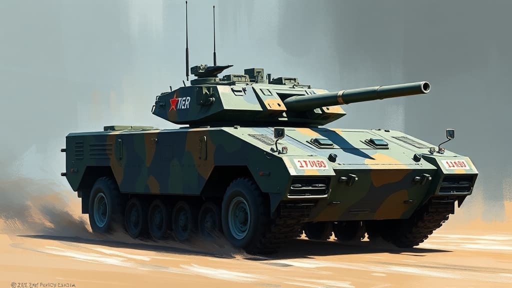 China's ZBD-04 Infantry Fighting Vehicle Redesign Features Unmanned Turret