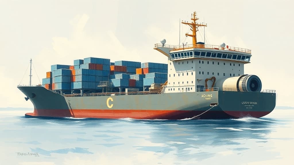 South Korean Ship Engine Exports to China Reach $1.286 Billion Amid Boom