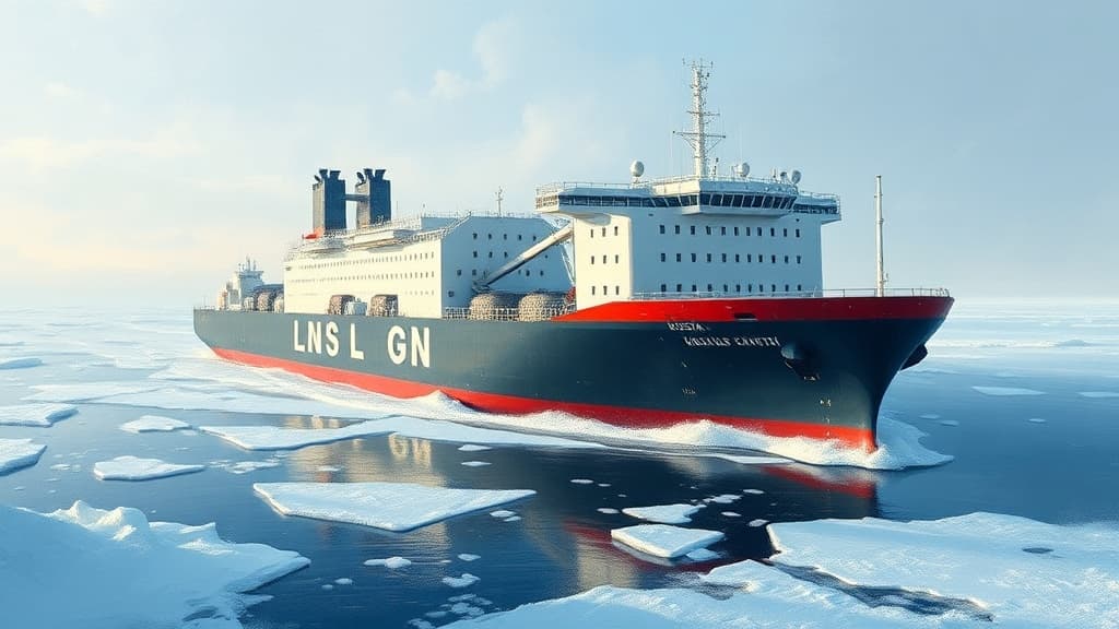 Russia's Buran LNG Ship Rescued from Ice as Northern Sea Route Faces Challenges