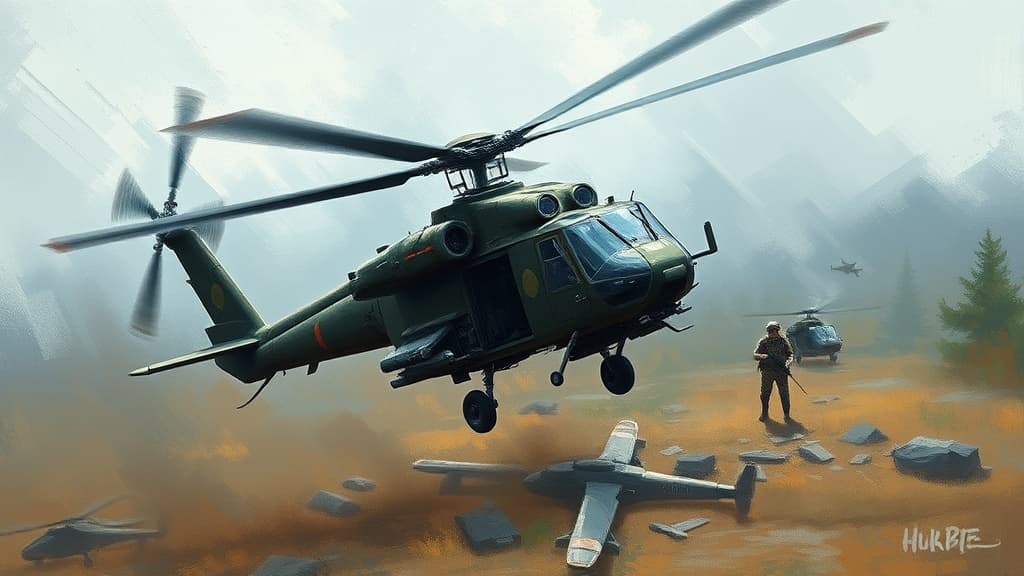 Indian Forces Conduct Heliborne Operation Against Kuki Terrorists in Manipur