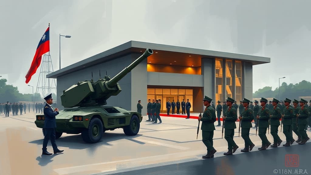 Taiwan Army Artillery Training Command Opens New Base in Tainan