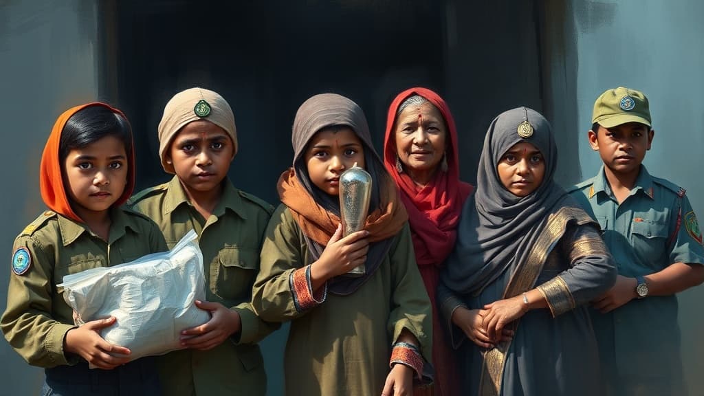 Assam Rifles Support Orphanage in Manipur; Indian Army Aids Civilians in Arunachal Pradesh