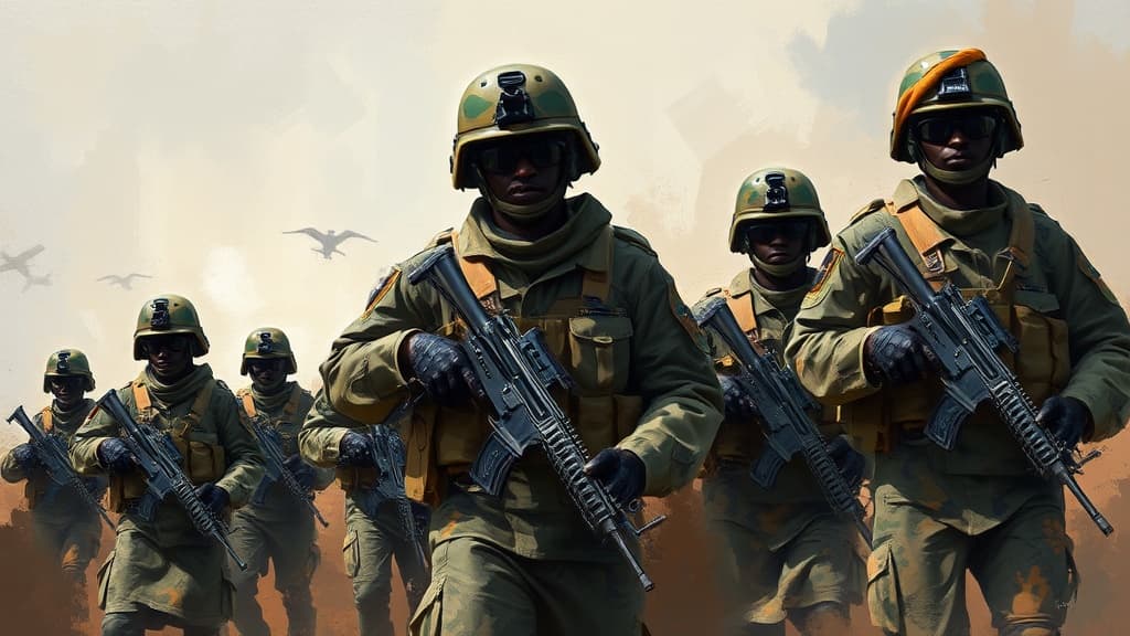 Nigerian Troops Repel Drone and Ground Attacks in Borno during Operation Desert Sanity