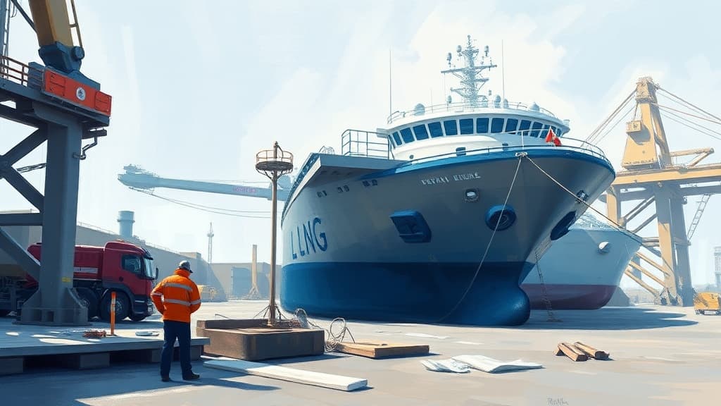 Steel-Cutting Ceremony for Sirius Shipping-Gasum LNG Bunker Vessel at RMK Marine