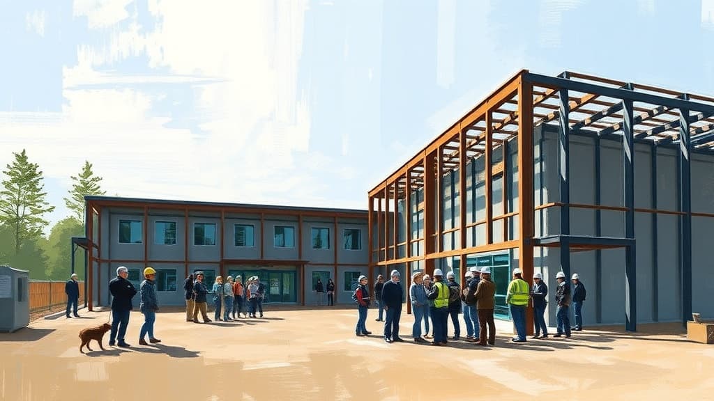 Dollar Academy's Eco-Education Building Milestone Completed by Robertson Construction