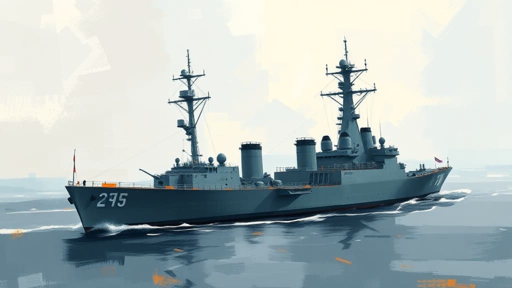 US Navy Deploys Survey Ship and Destroyer for Underwater Drone Operations in Taiwan Strait