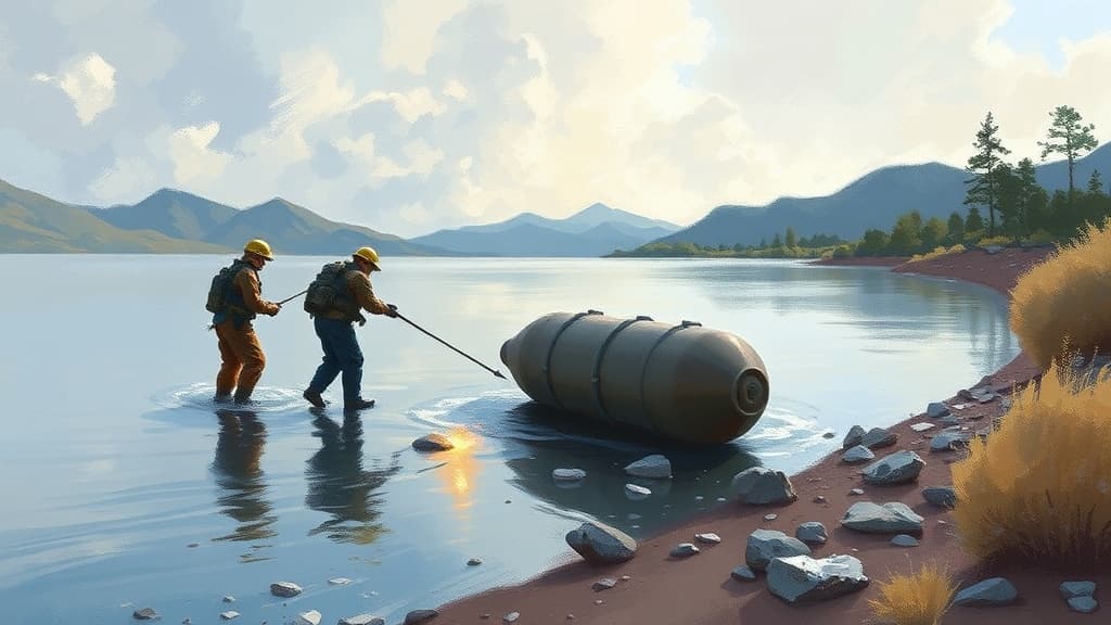 Bomb Squad Removes Nonexplosive Munition-like Object from Lake Pueblo State Park