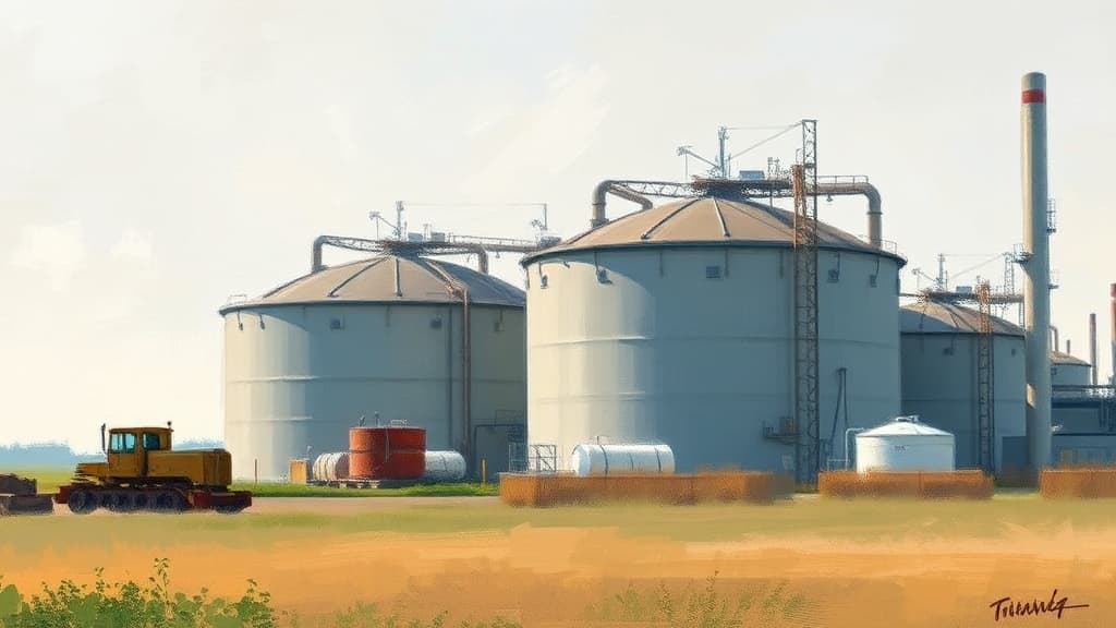 Calcium Ammonium Nitrate Additive Reduces Emissions and Increases Biogas Yield