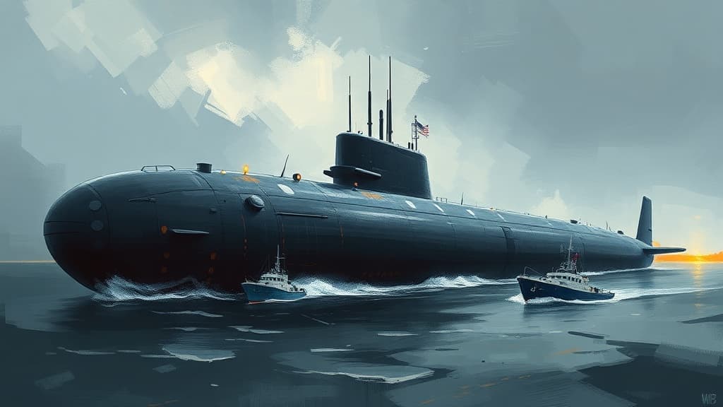 U.S. Navy's Columbia-Class Submarine Program Faces Delays and Construction Challenges