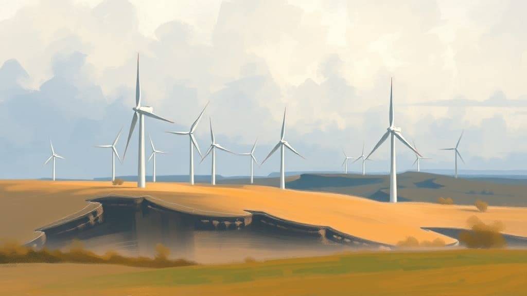 Iowa's Wind Power Development Stalls Amid Local Opposition and Policy Changes