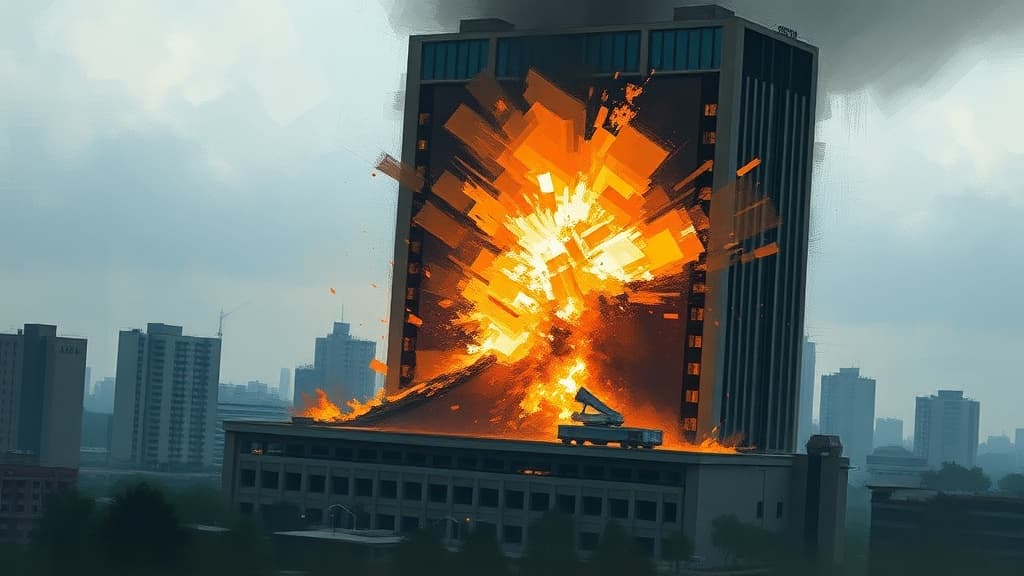 Torre Hotel Imploded in Brasilia for New High-End Development