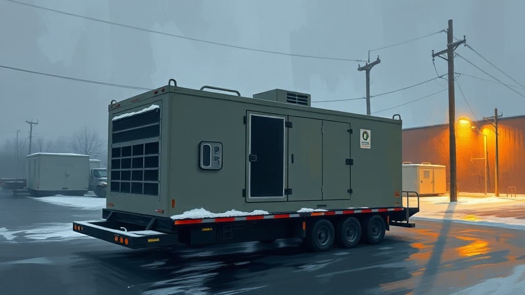 USACE Installs First Emergency Power Generator in New Albany, Mississippi Following Winter Storm